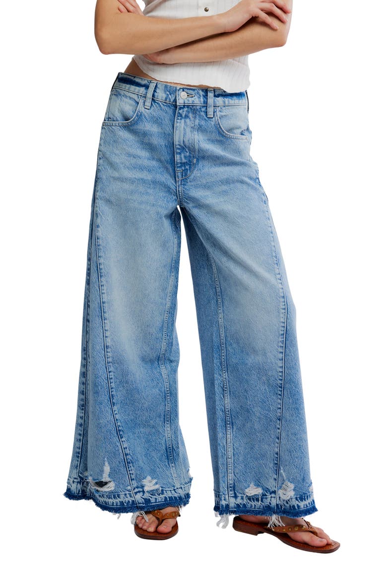 Apollo Wide Leg Jeans, Main, color, STREAMLINE