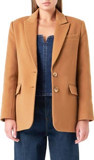 Grey Lab Oversize Single Breasted Blazer
