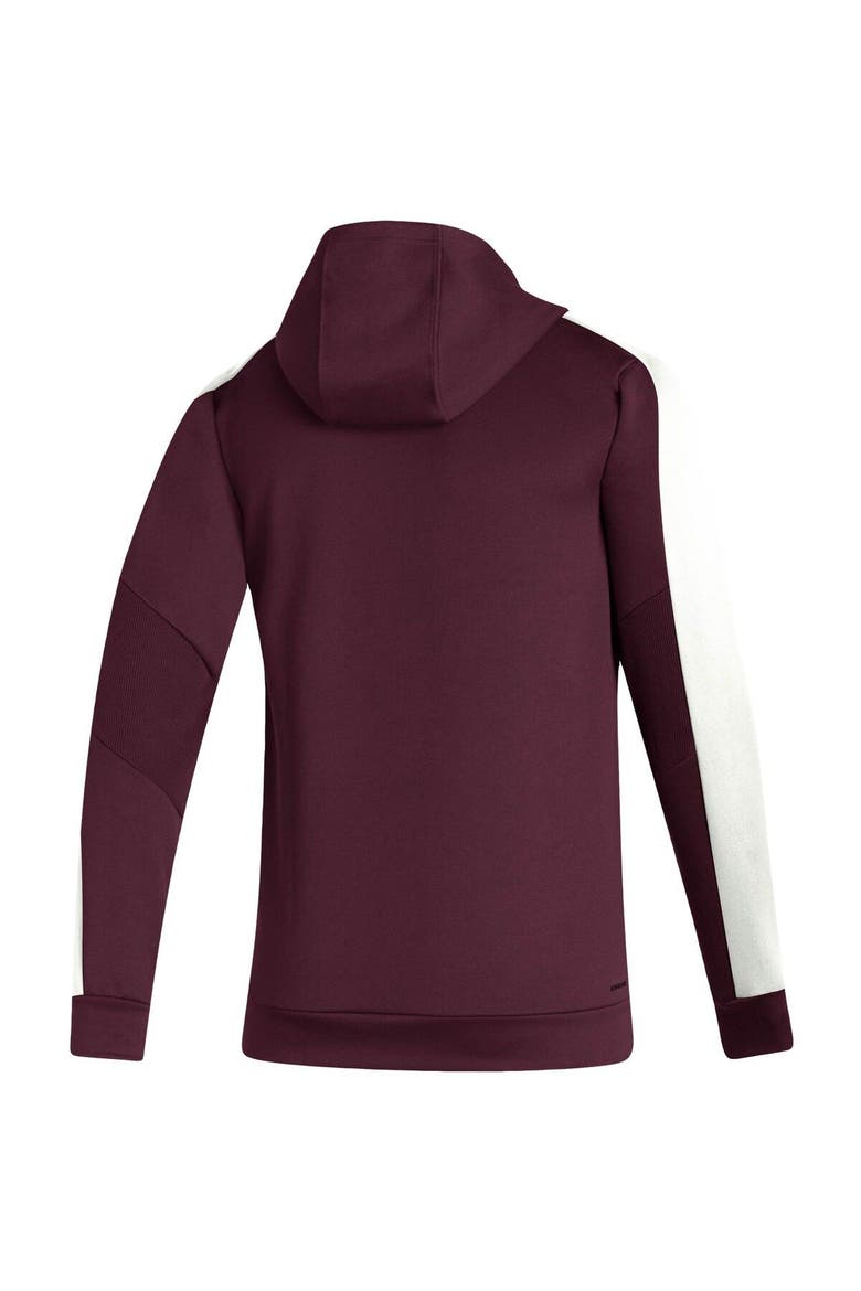 Men's adidas Maroon Texas A&M Aggies 2021 Sideline AEROREADY Full-Zip Hoodie, Alternate, color, MAROON