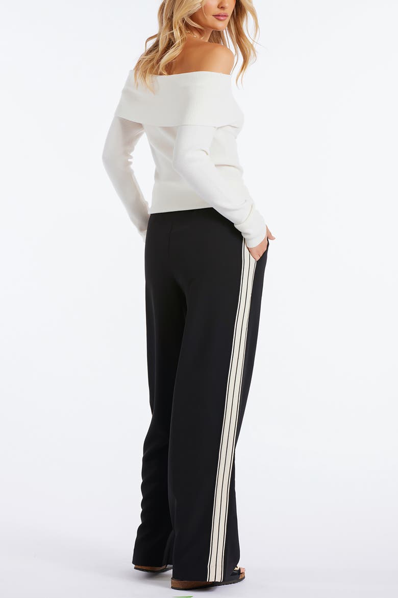 Blaine Off Shoulders Sweater, Alternate, color, White
