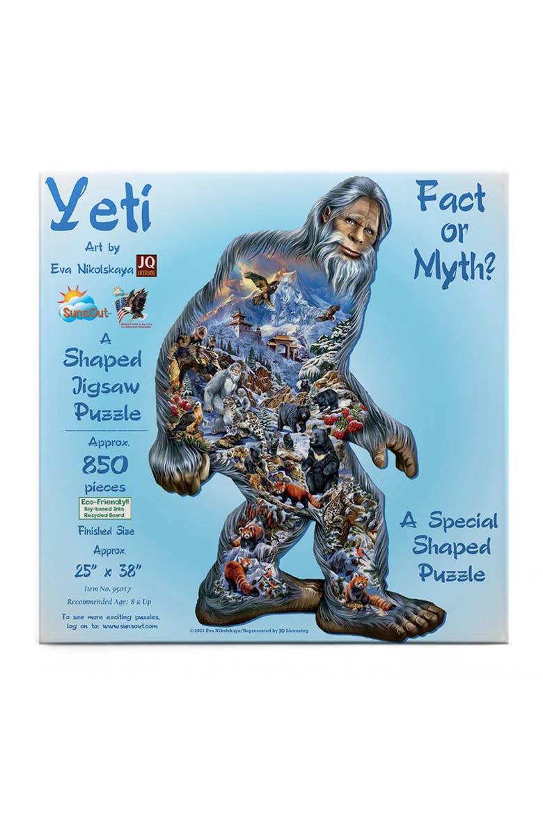 Yeti 850 piece Jigsaw Puzzle for Adults Special Shape, Alternate, color, Multicolor