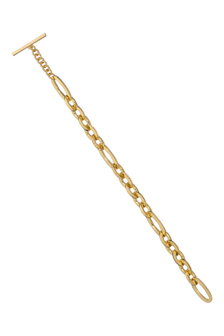 Shianne Crystal Shimmer Chain Bracelet, Alternate, color, GOLD TONE / CLEAR CRYSTAL