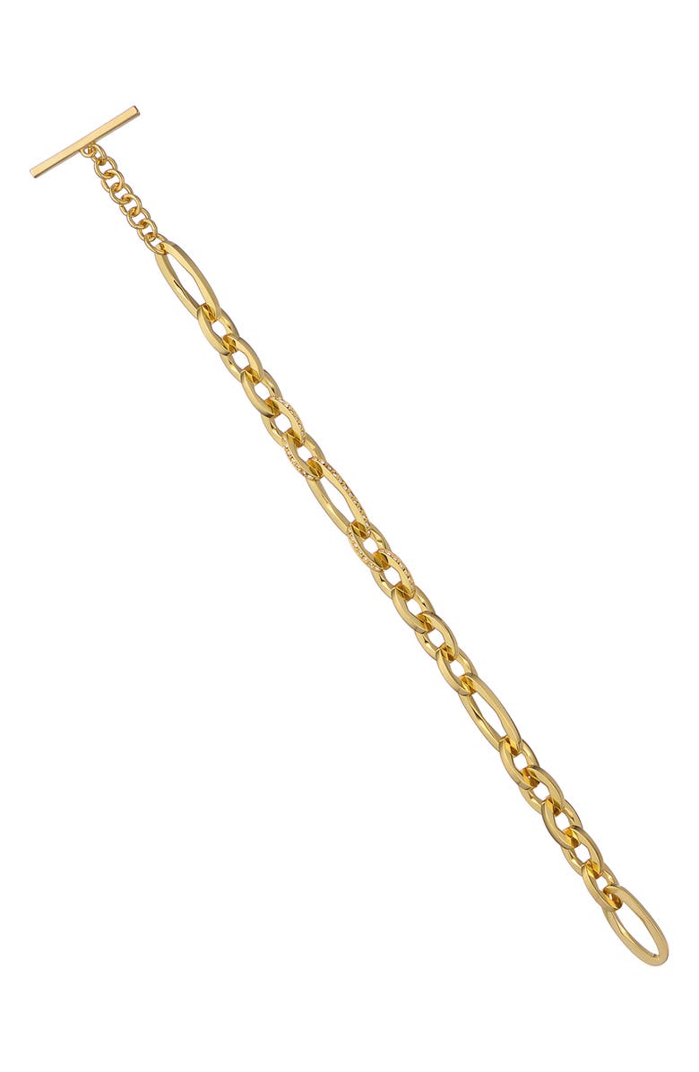 Ted Baker Shianne Crystal Shimmer Chain Bracelet, Alternate, color, Gold Tone / Clear Crystal