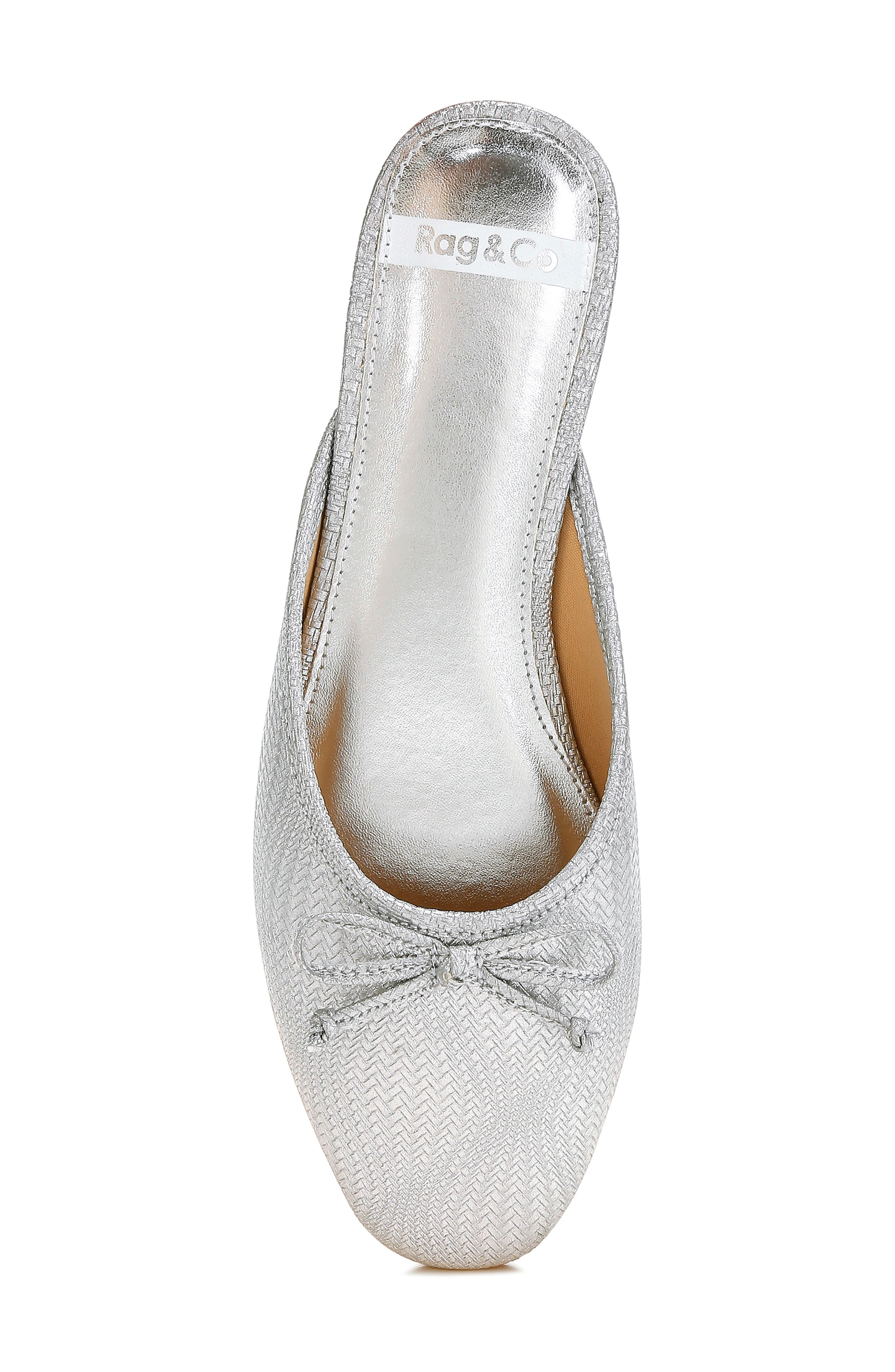 Rag & Co Jaylor Mule, Alternate, color, Silver