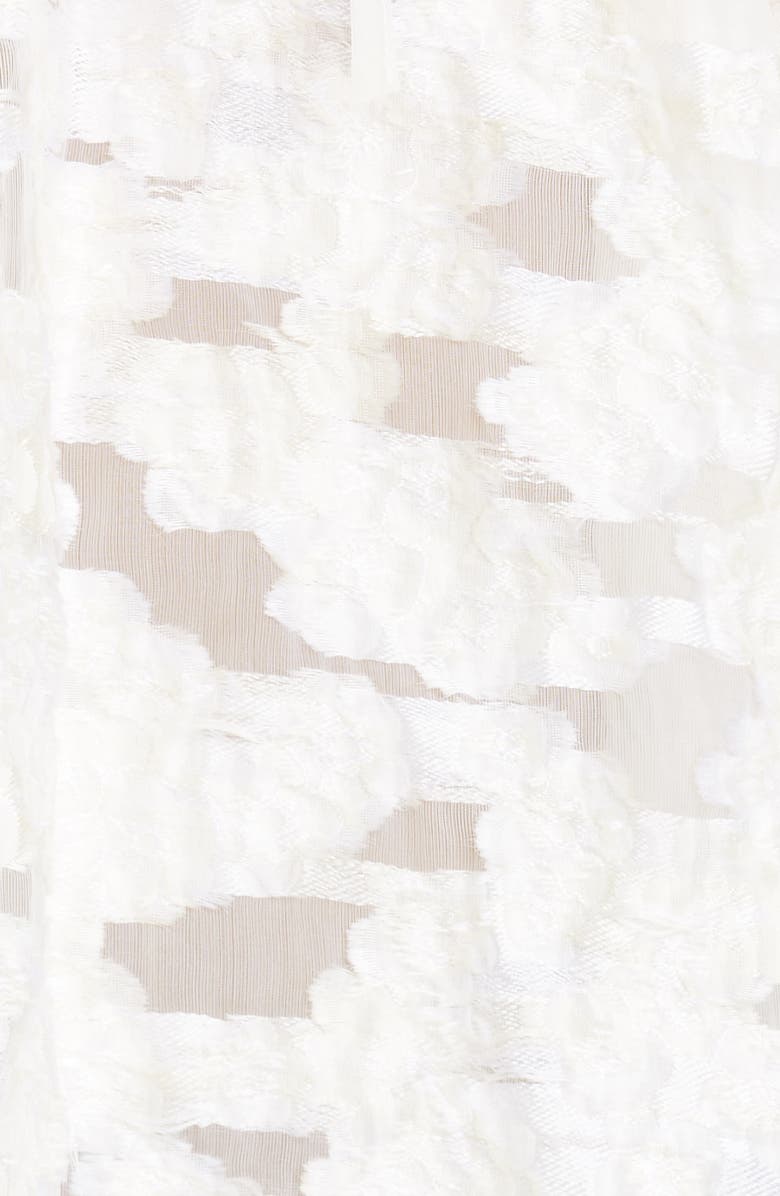 Cecilie Bahnsen Astrid Puff Sleeve Floral Fil Coupé Organza Blouse, Alternate, color, 