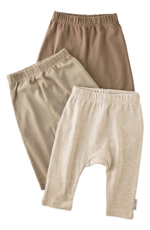 Harlowe Organic Cotton Assorted 3-Pack Harem Pants (Baby)