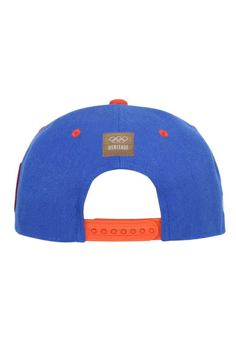 Men's Outerstuff  Royal Los Angeles 1984 Olympic Games Stars & Rings Deadstock Snapback Hat, Alternate, color, Royal
