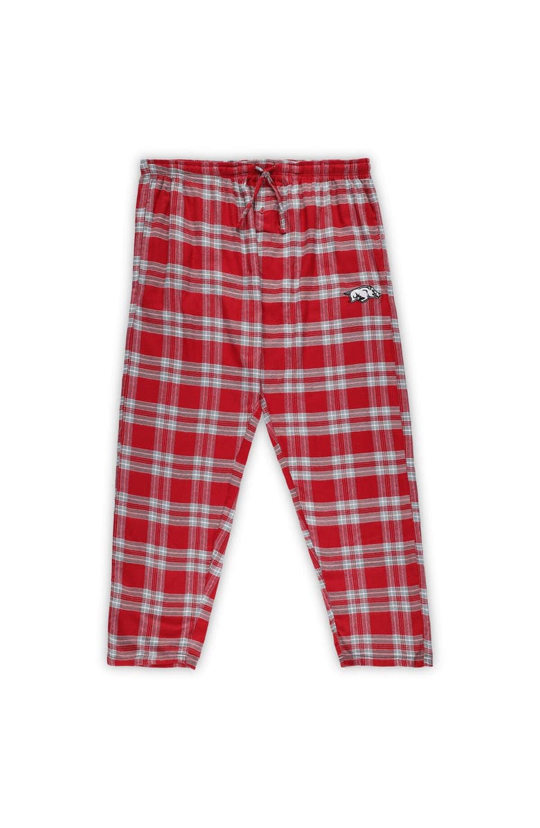PROFILE Men's Profile Cardinal/Gray Arkansas Razorbacks Big & Tall 2-Pack T-Shirt & Flannel Pants Set, Alternate, color, Cardinal