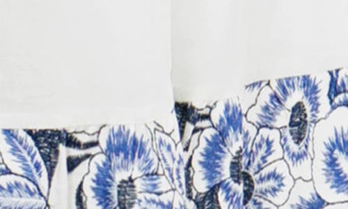 Adelyn Rae Ethena Embroidered Sleeveless Dress In Blue