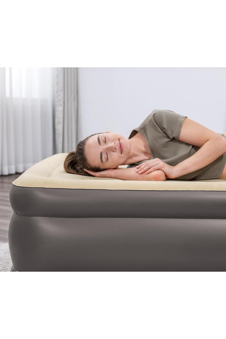 GuestRest 18 Inch Air Mattress, Queen, Alternate, color, Gray