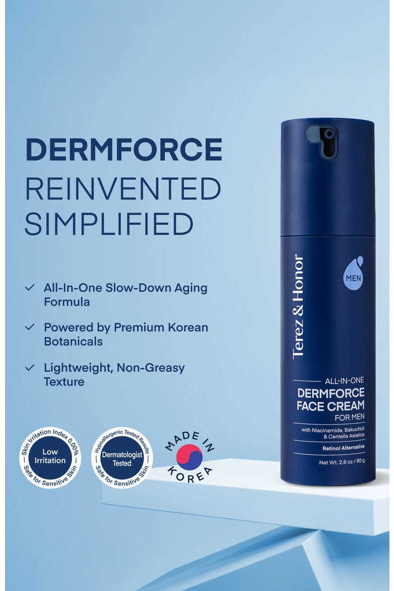 Dermforce Face Cream For Men, Alternate, color, Blue