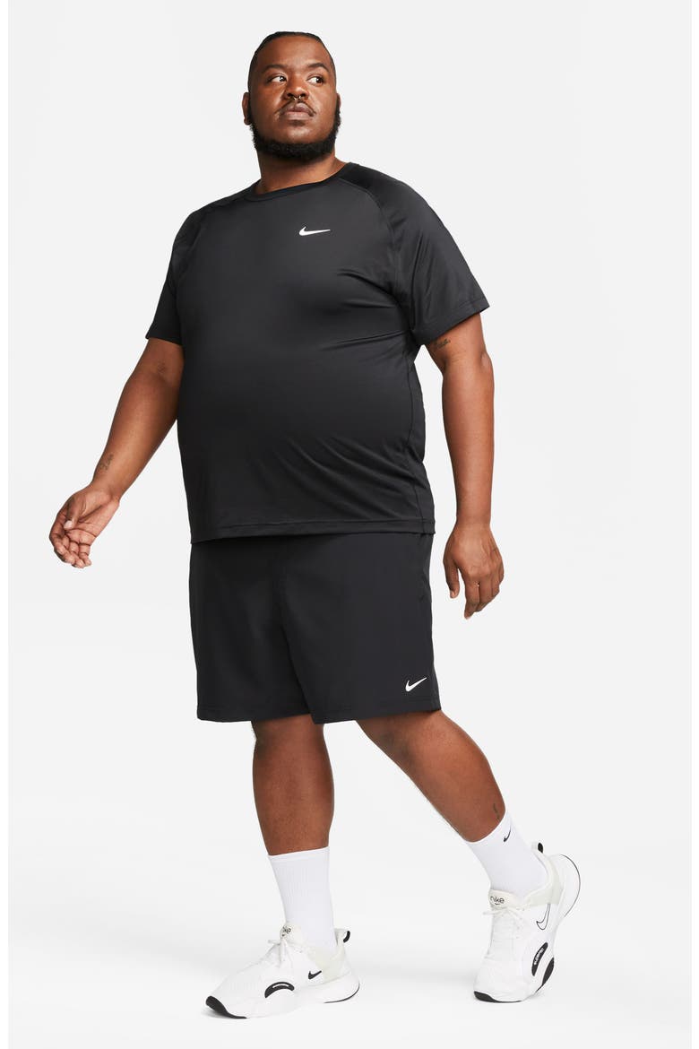 Dri-FIT Form 7-Inch Athletic Shorts, Alternate, color, 010 BLACK/WHITE