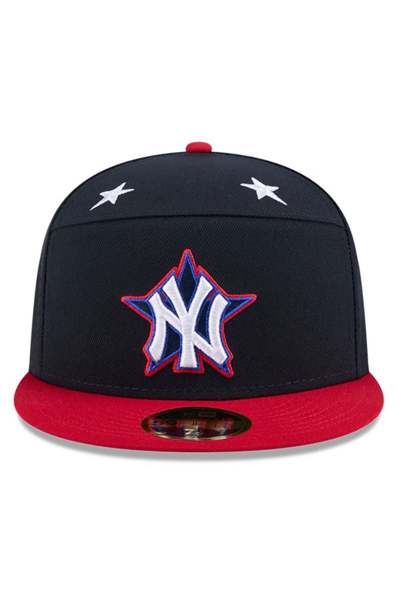 New Era Men's New Era Navy/Red  New York Yankees 2025 MLB All-Star Game Workout Side Patch 59FIFTY Fitted Hat, Alternate, color, 