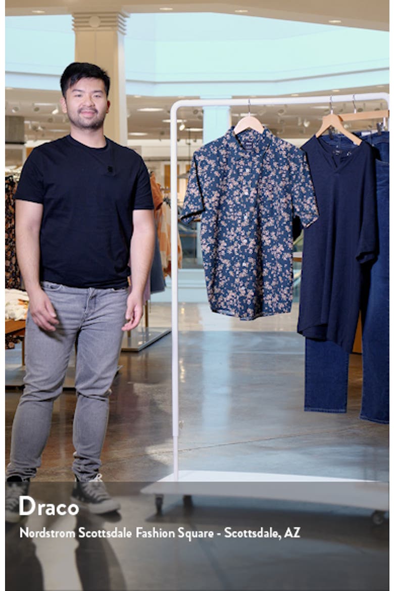Rvgazi Floral Short Sleeve Button-Up Shirt video