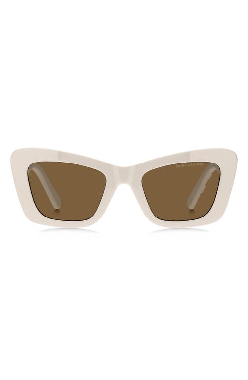 Marc Jacobs 52mm Cat Eye Sunglasses In Neutral