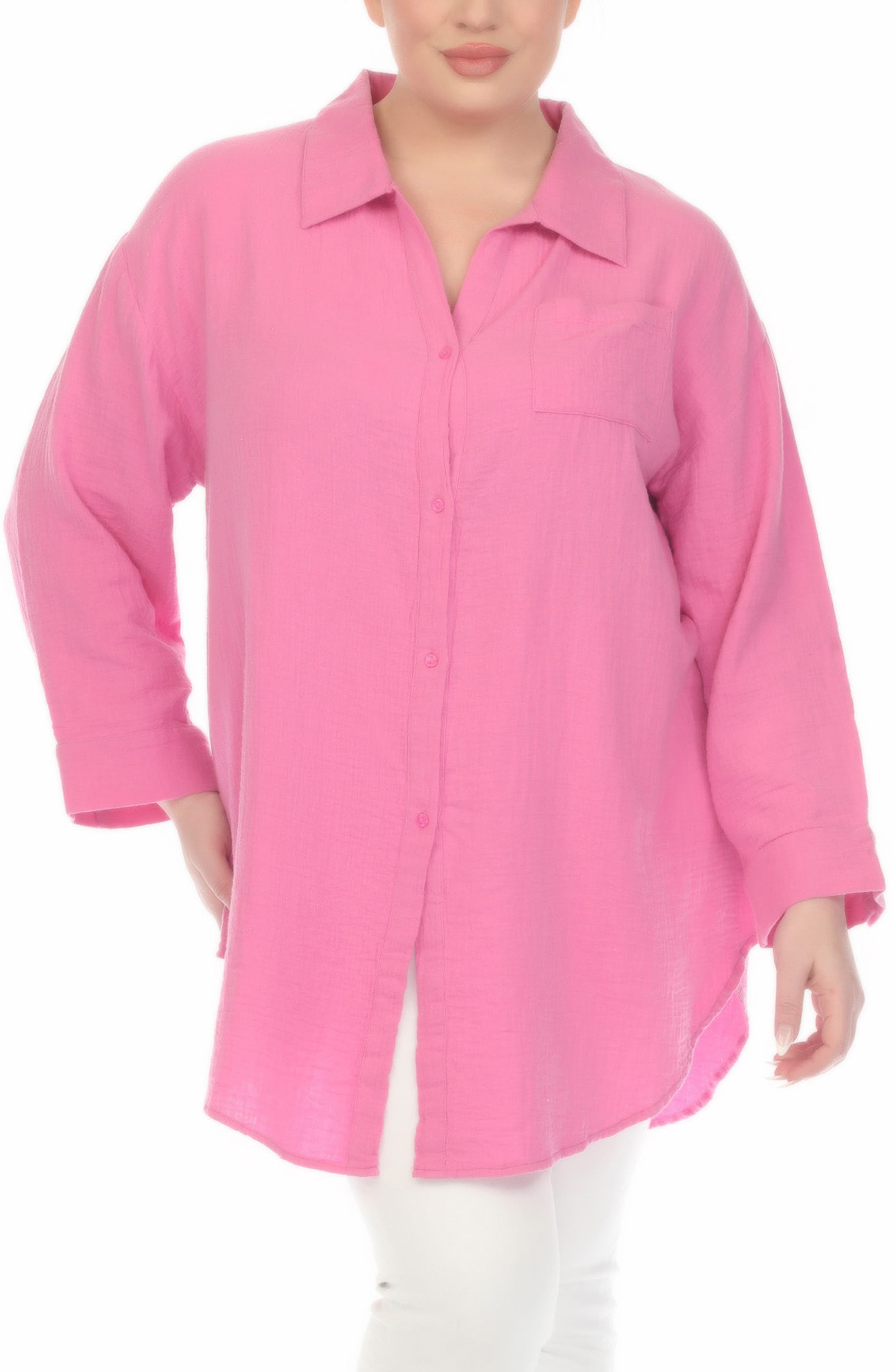 Gauze Button-Up Shirt - image 5