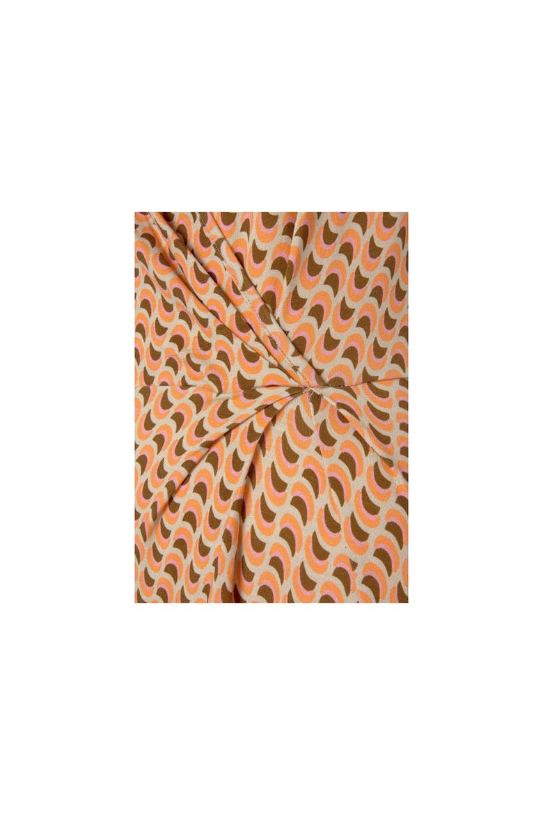 Knot Detail Maxi Dress, Alternate, color, Orange Brown