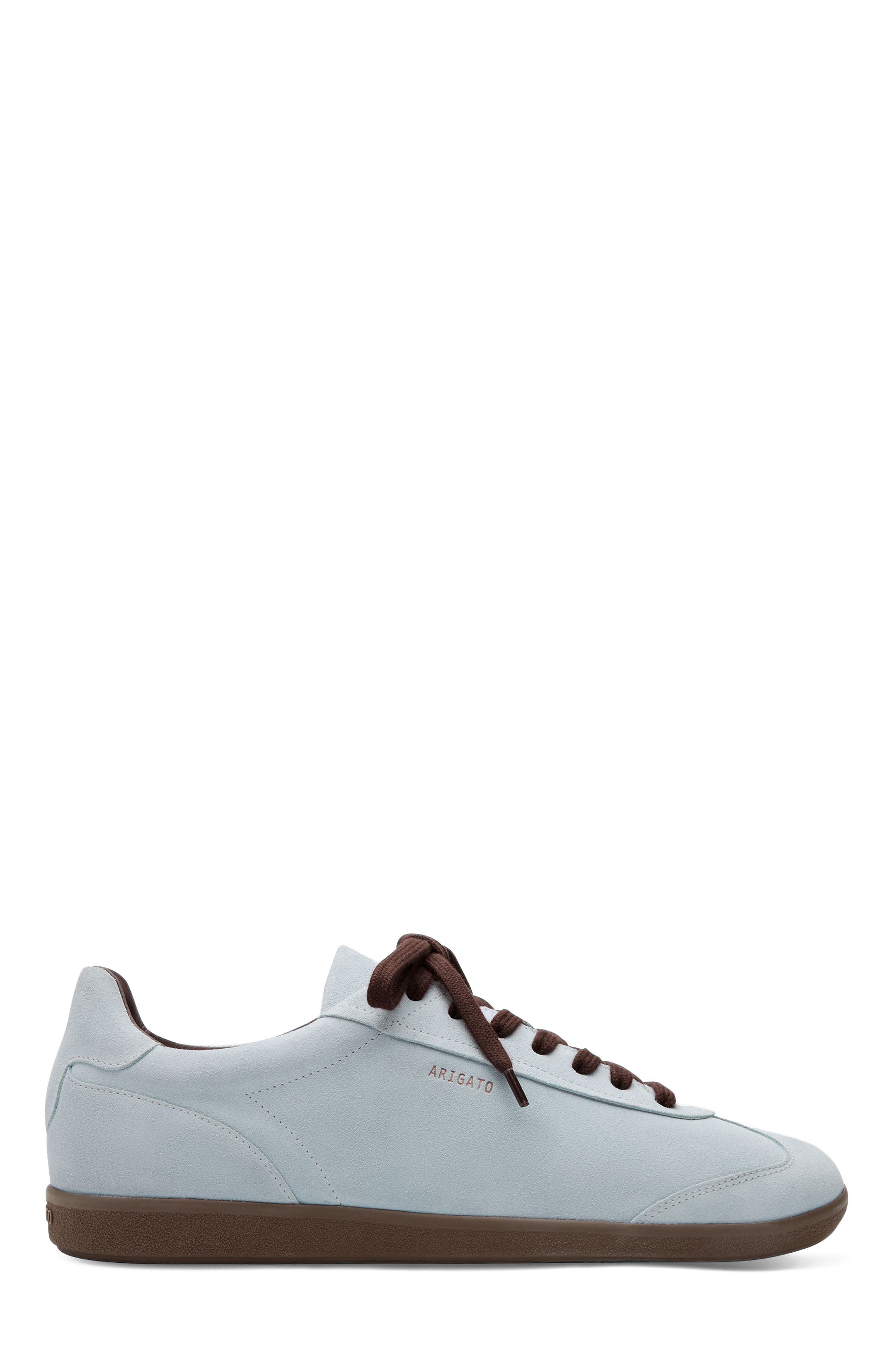Axel Arigato Zane Suede Sneaker - Men's, Alternate, color, Light Blue/Dark Brown