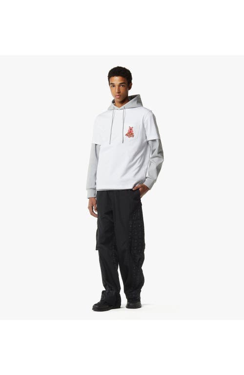 Mcm Monogram Cargo Pants In Black