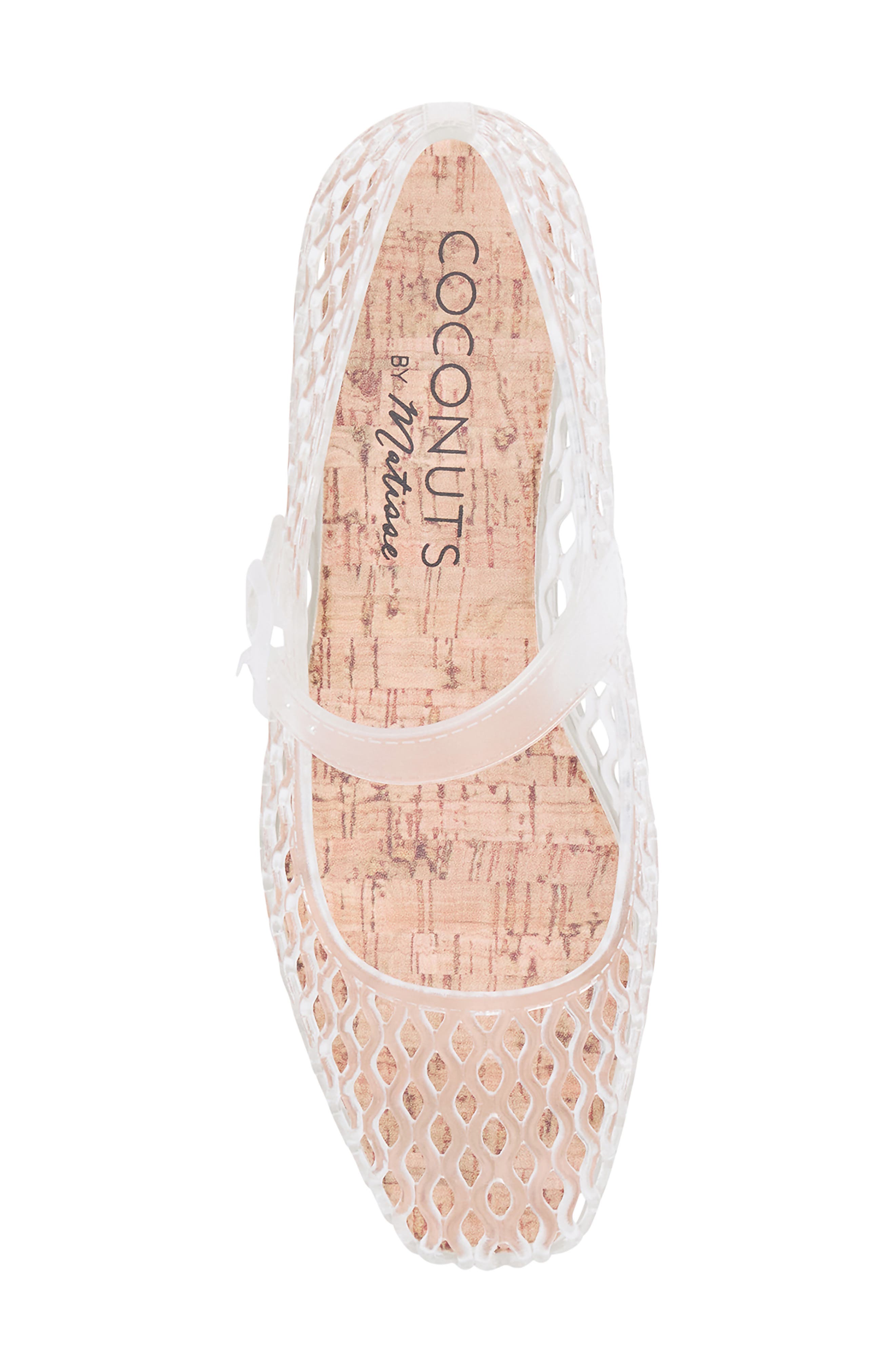 Vicky Jelly Mary Jane Flat, Alternate, color, CLEAR