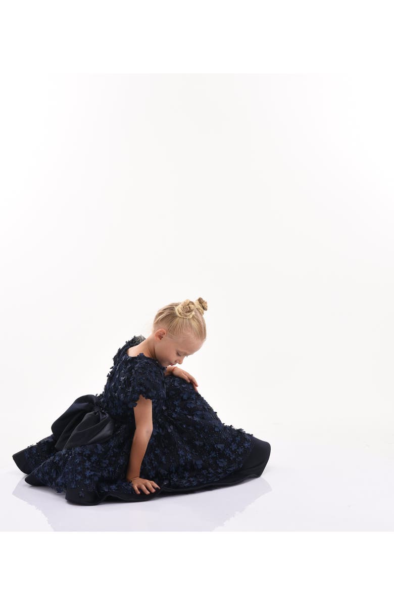 Tulleen Moneta Dress, Alternate, color, Navy