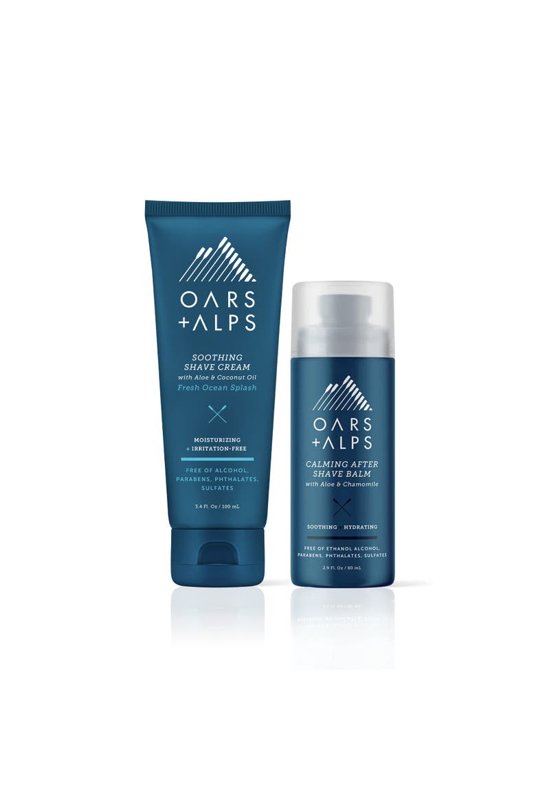 Shave Cream Kit, Main, color, Blue