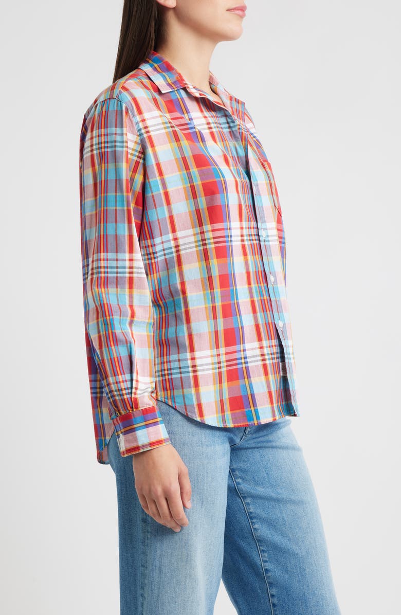 Frank & Eileen Plaid Relaxed Fit Cotton Button-Up Shirt, Alternate, color, Primary Color Plaid