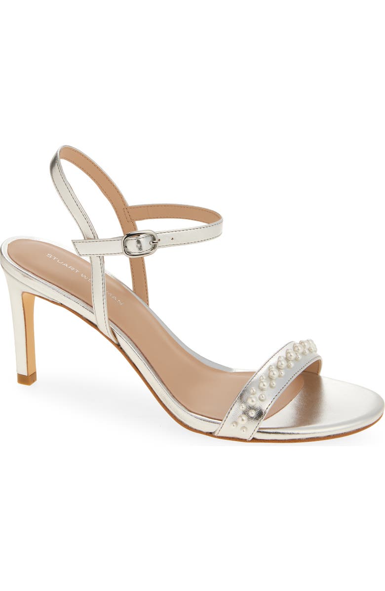 Stuart Weitzman Dancer 75 Demipearl Sandal, Main, color,