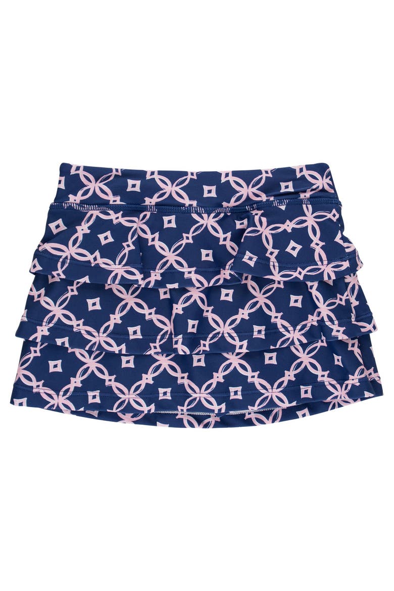 Girls Active Skort, Alternate, color, Navy Coastal Charm