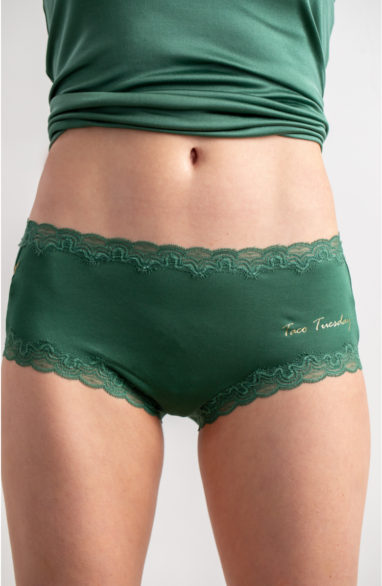 Uwila Warrior Soft Silk Days Of The Week Briefs, Alternate, color, Smoke Pine