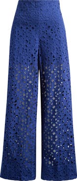 Marimekko Lados Keidas Cotton Eyelet Pants