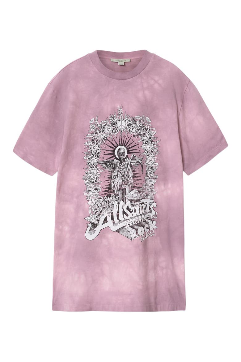Avalon Graphic T-Shirt Dress, Alternate, color, PINK