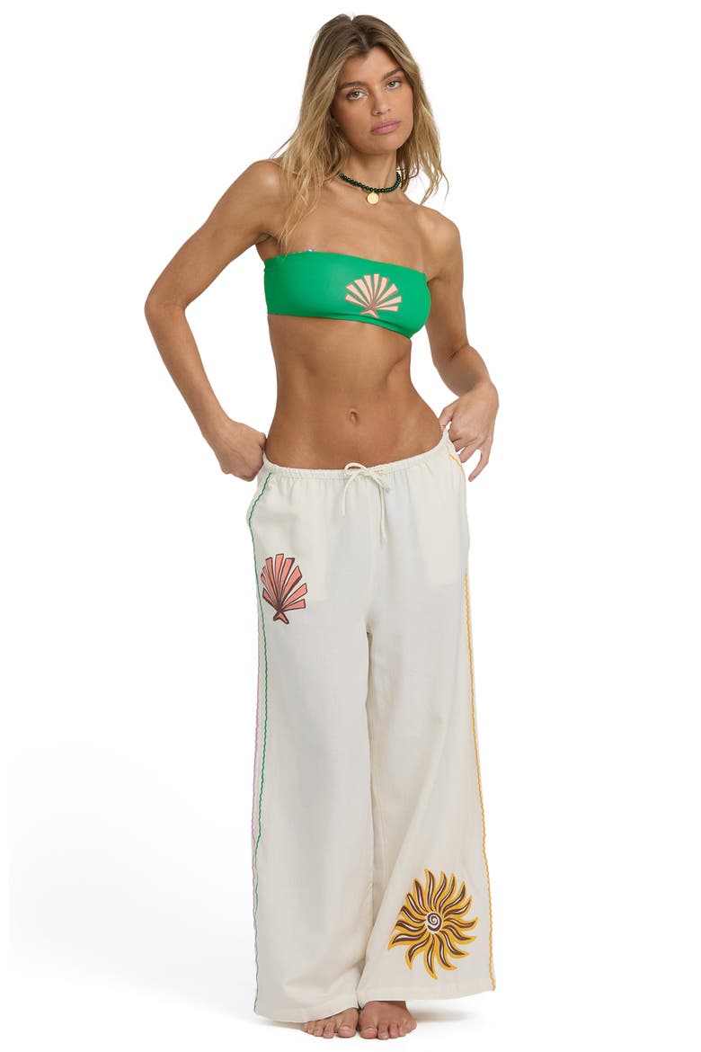Wave Haze Cover-Up Pants, Alternate, color, SALT CRYSTAL