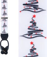 Trafalgar McCallister Contemporary Christmas Tree Silk Button End Suspenders