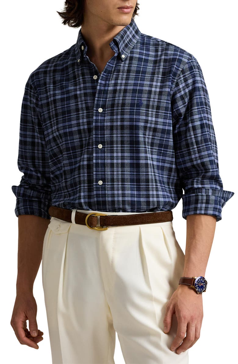 Polo Ralph Lauren Brushed Twill Button-Down Shirt, Main, color, 