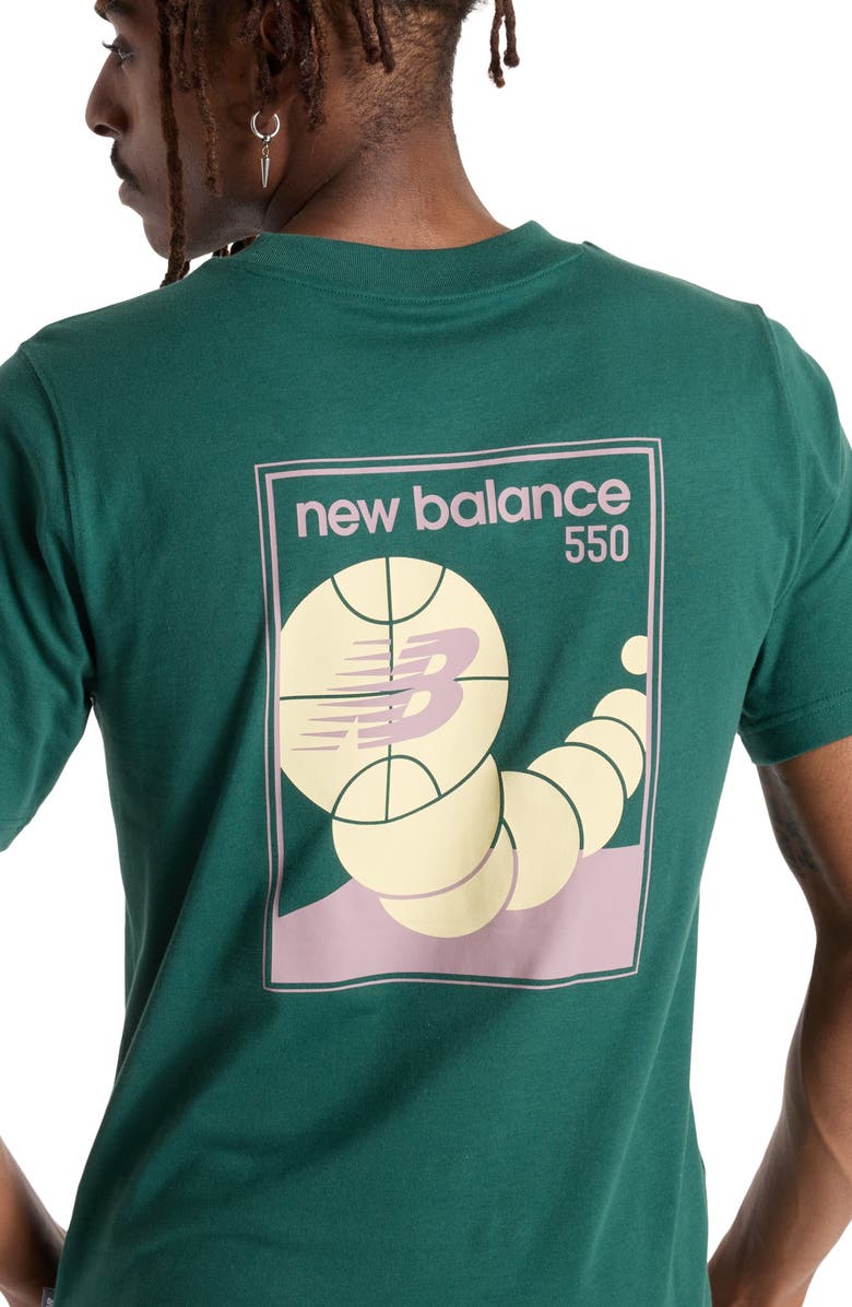 New Balance 550 Cotton Graphic T-Shirt, Alternate, color,