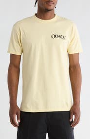 Obey Sensory Exploration Cotton Graphic T-Shirt