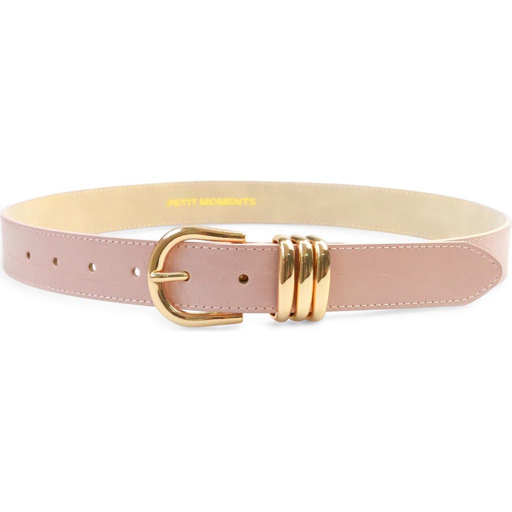 Petit Moments Polished Belt In Pink