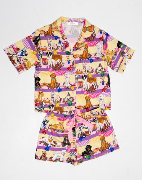 Kids Silky Best In Show Short Sleeve Short Set
