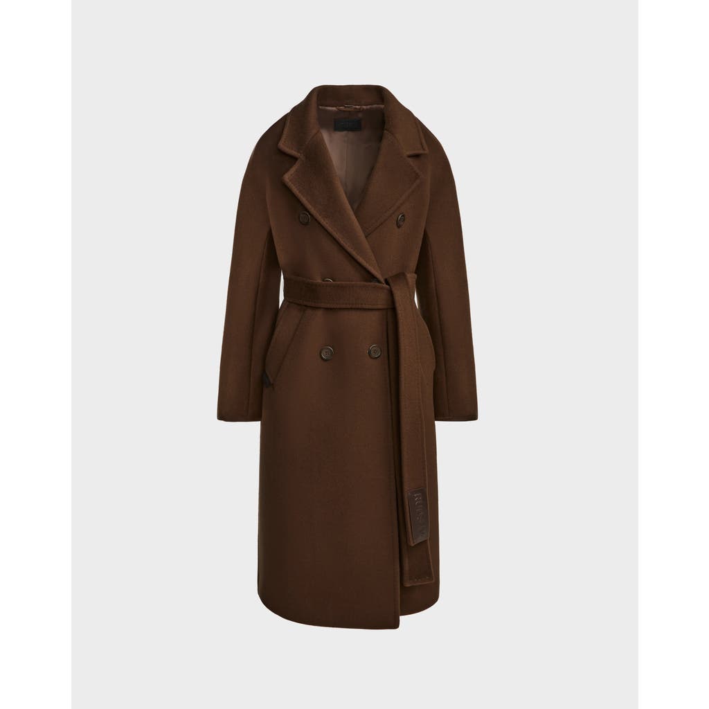Rudsak Wool & Cashmere Coat In Espresso