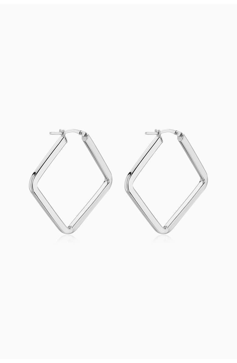 Oradina 14K Gold Quad Hoops, Main, color, Silver