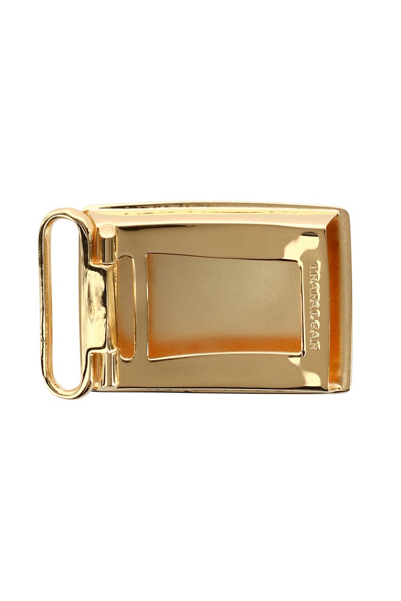 30mm Scallop Edge Compression Belt Buckle, Alternate, color, Gold