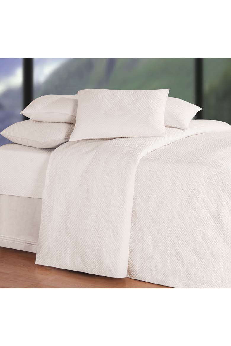 Hampton Euro Sham, Alternate, color, White