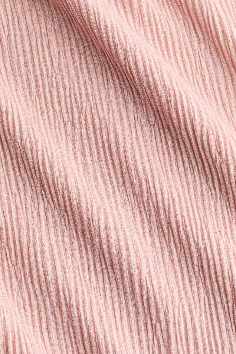 Crinkled Drawstring Pants, Alternate, color, Dusty pink