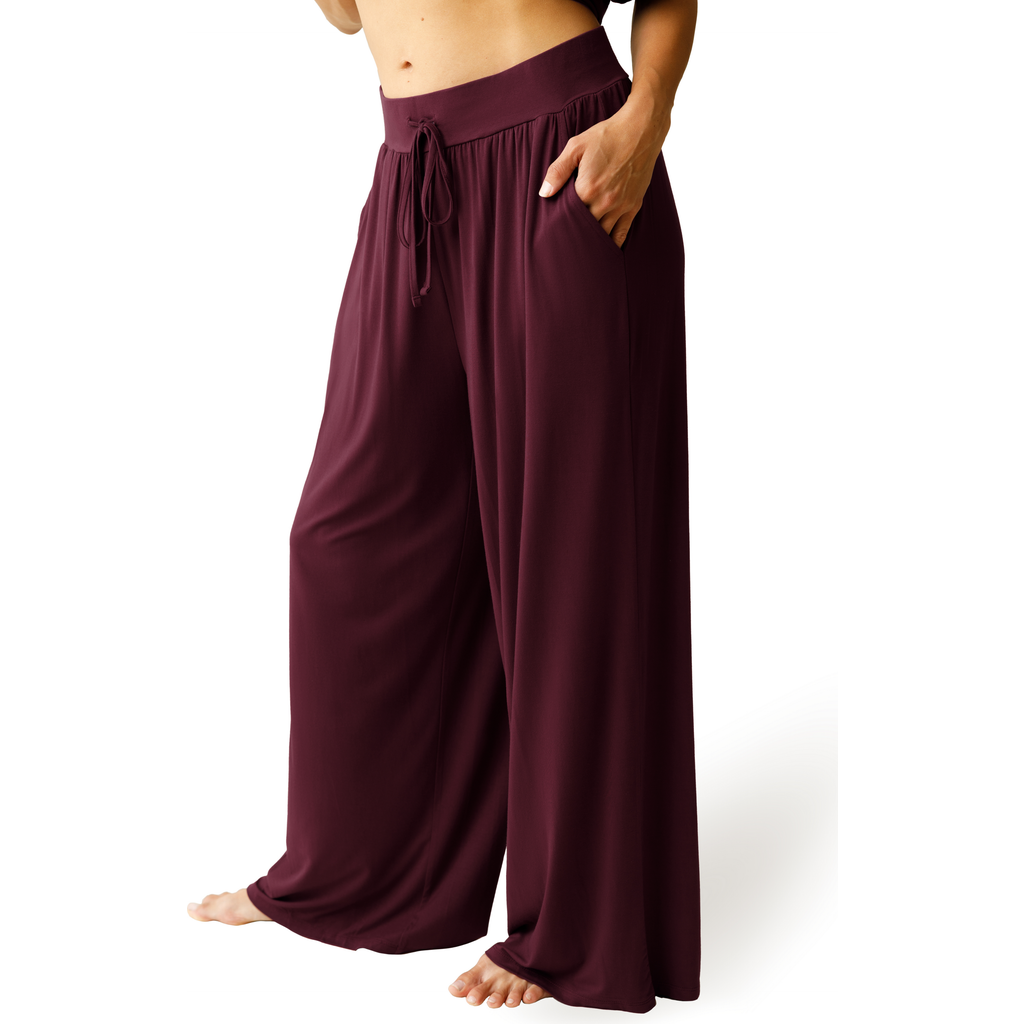 Kindred Bravely Aria Casual Lounge Pants in Deep Burgundy  product