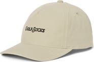 TravisMathew Golf Sucks Six-Panel Snapback Cap