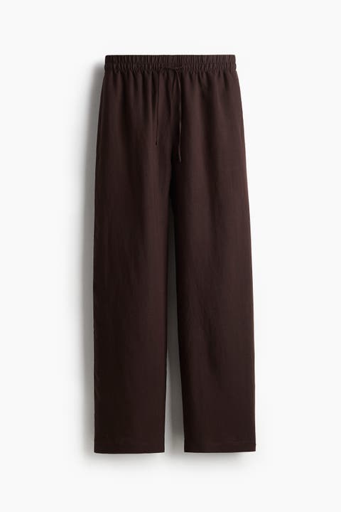 Linen-blend Trousers
