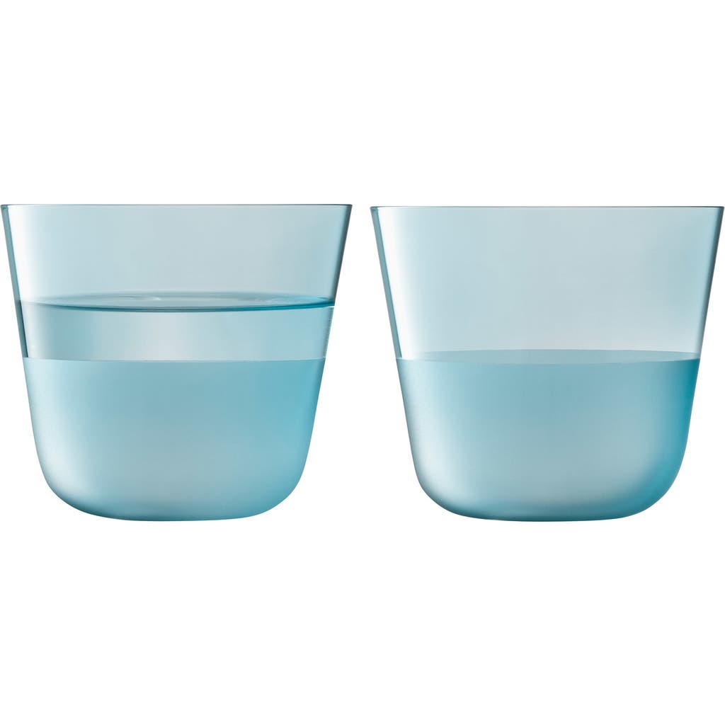 Lsa Arc Contrast Set Of 4 Tumblers In Blue