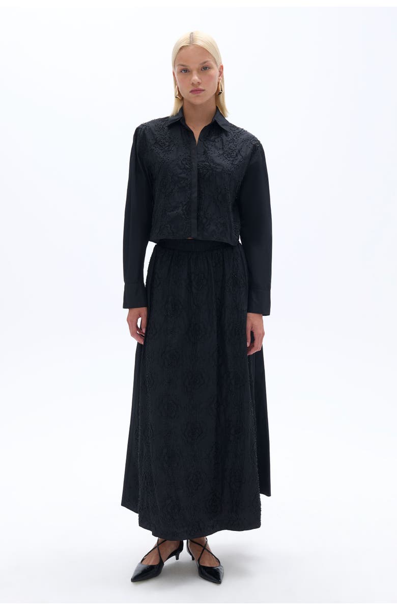 Nocturne Bead Embellished Shirt, Alternate, color,