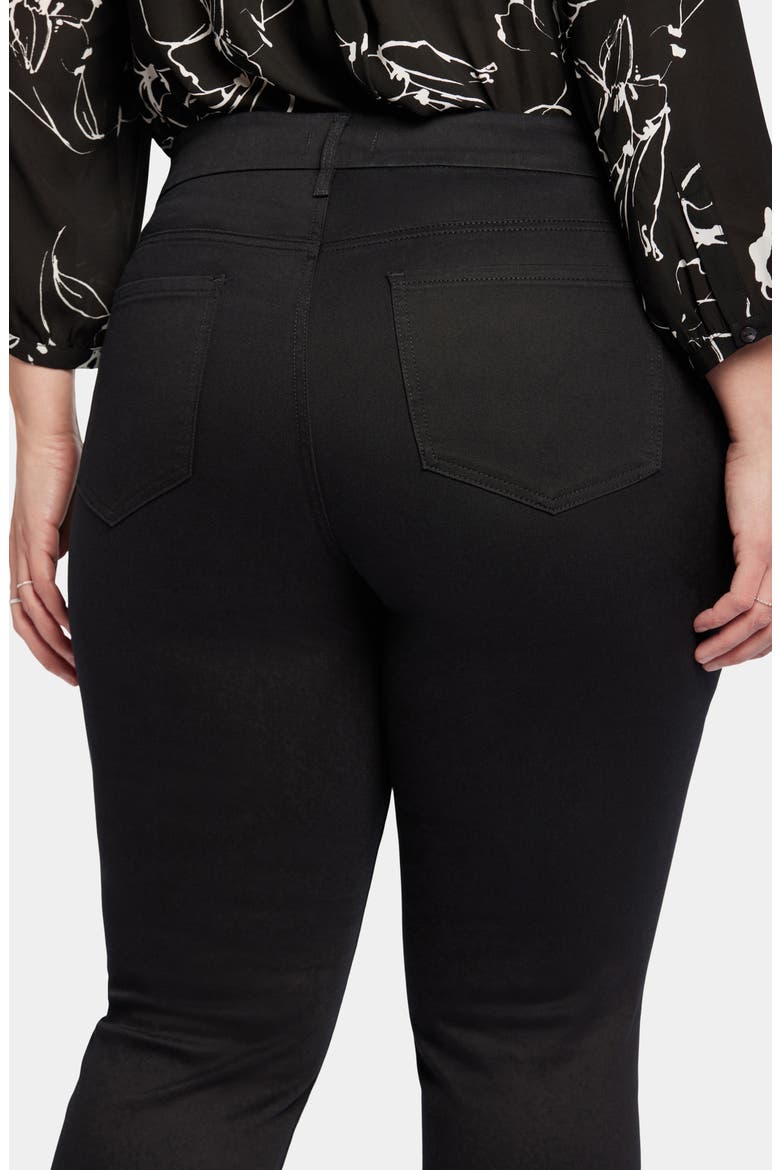 Marilyn Waist Match Straight Leg Jeans, Alternate, color, BLACK